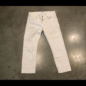 Citizens of Humanity - White Cropped Jeans